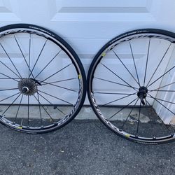 WHEELSET MAVI KRYSIUM ELITE WITH 10  SPEED ULTEGRA CASSETTE