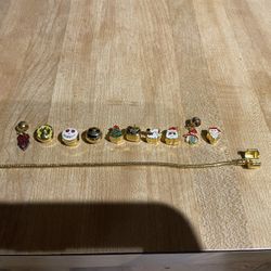 Nightmare before Christmas bracelet with charms $25 in n Lakeland or shipping available 