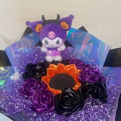 Kuromi Halloween 🎃 Bouquet/ Rosas Eternas / Eternal Roses 