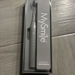 MySmile DY156 Electric Toothbrush for Adults, Rechargeable Sonic Battery Toothbrush Portable with 3 Brush Heads, 2 Mins 5 Modes Smart Timer, 45000VPM,