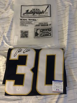 Signed/Authenticated Custom Austin Ekeler Jersey