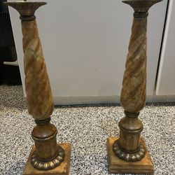 Large Pillar Candle Holders 