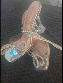 Clear heels