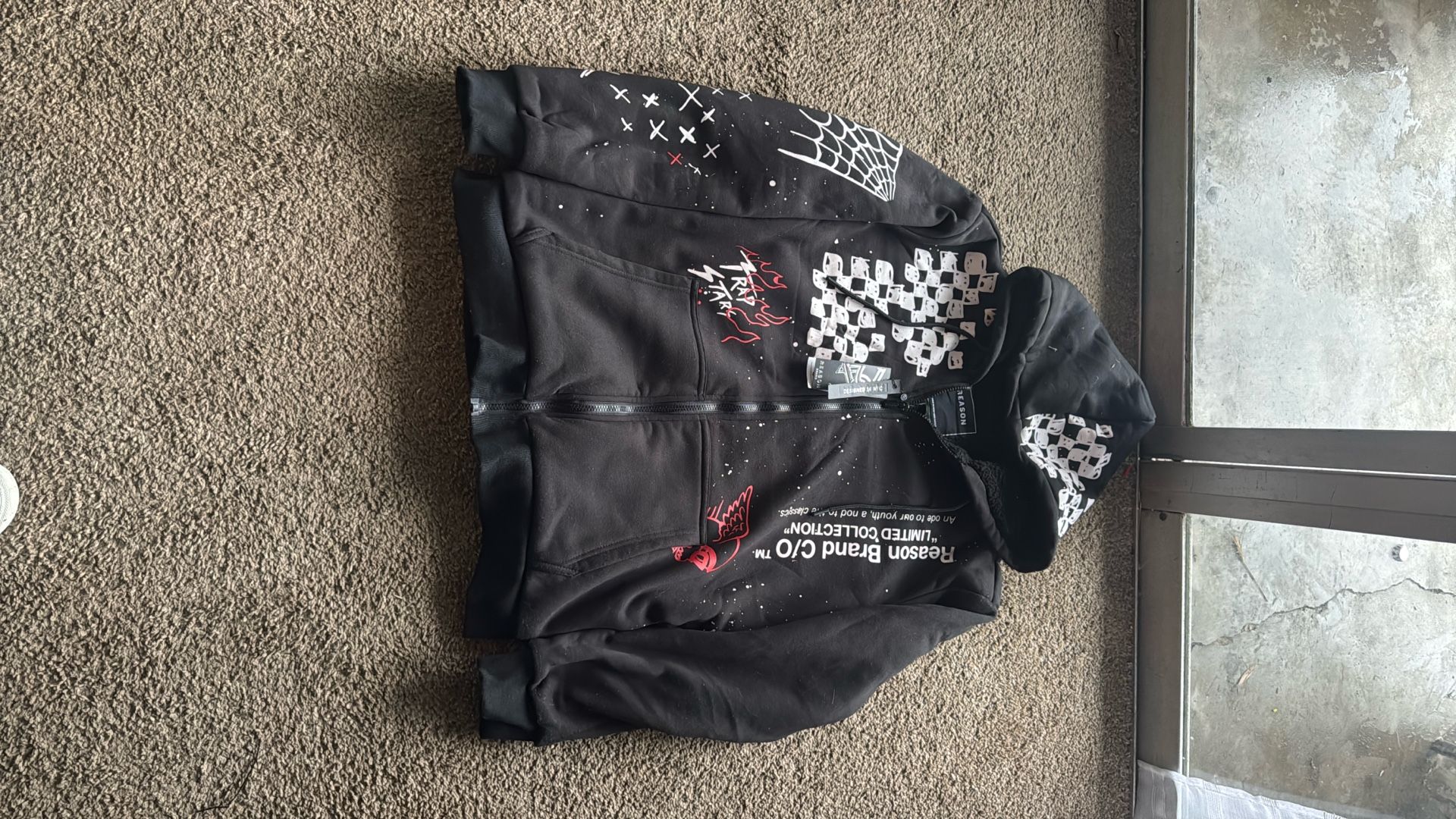 “Reason Hoodie” Graphic Size L