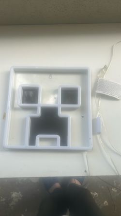 Minecraft creeper LED neon light