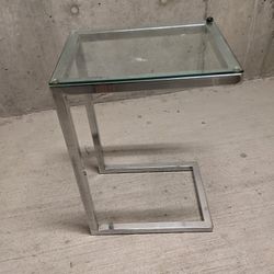 Metal/Glass Side Table
