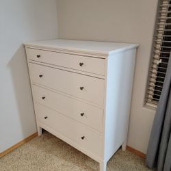 4 Drawer White Ikea Idanas Dresser