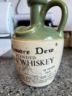 Vintage Tullamore Irish whiskey jug from Ireland