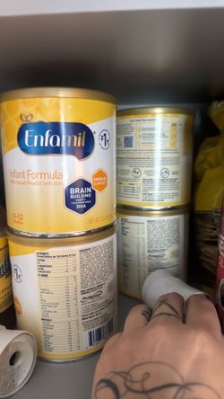 6 cans enfamil