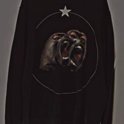 Givenchy Monkey Brothers Crewneck Hoodie / Sweater 1000% Authentic Size XXL