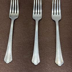 Vintage Silverplate Forks Lot 3 Victor S Co A1+ Overlay Mixed Flatware