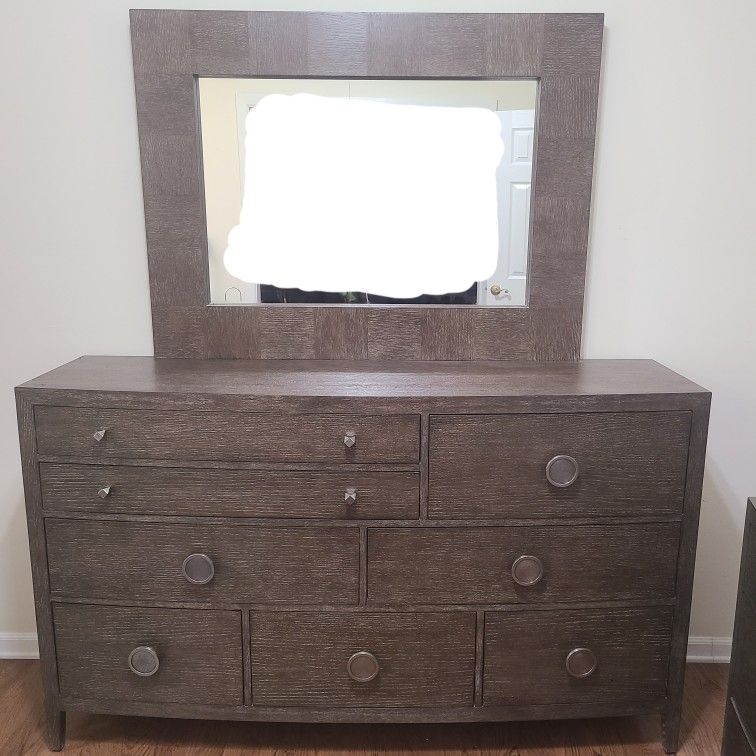 Bernhardt Linea Dresser + Mirror + Nightstand – Like New – Retails $5,000+