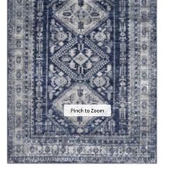 7'8"x10'2" Fiber Rug-Traditional Navy | Low Pile | Rectangle By Surya