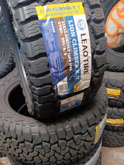 New set of tires lion xt 33 1250 22 lt
