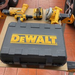 Dewalt Drill,circular Saw And Case