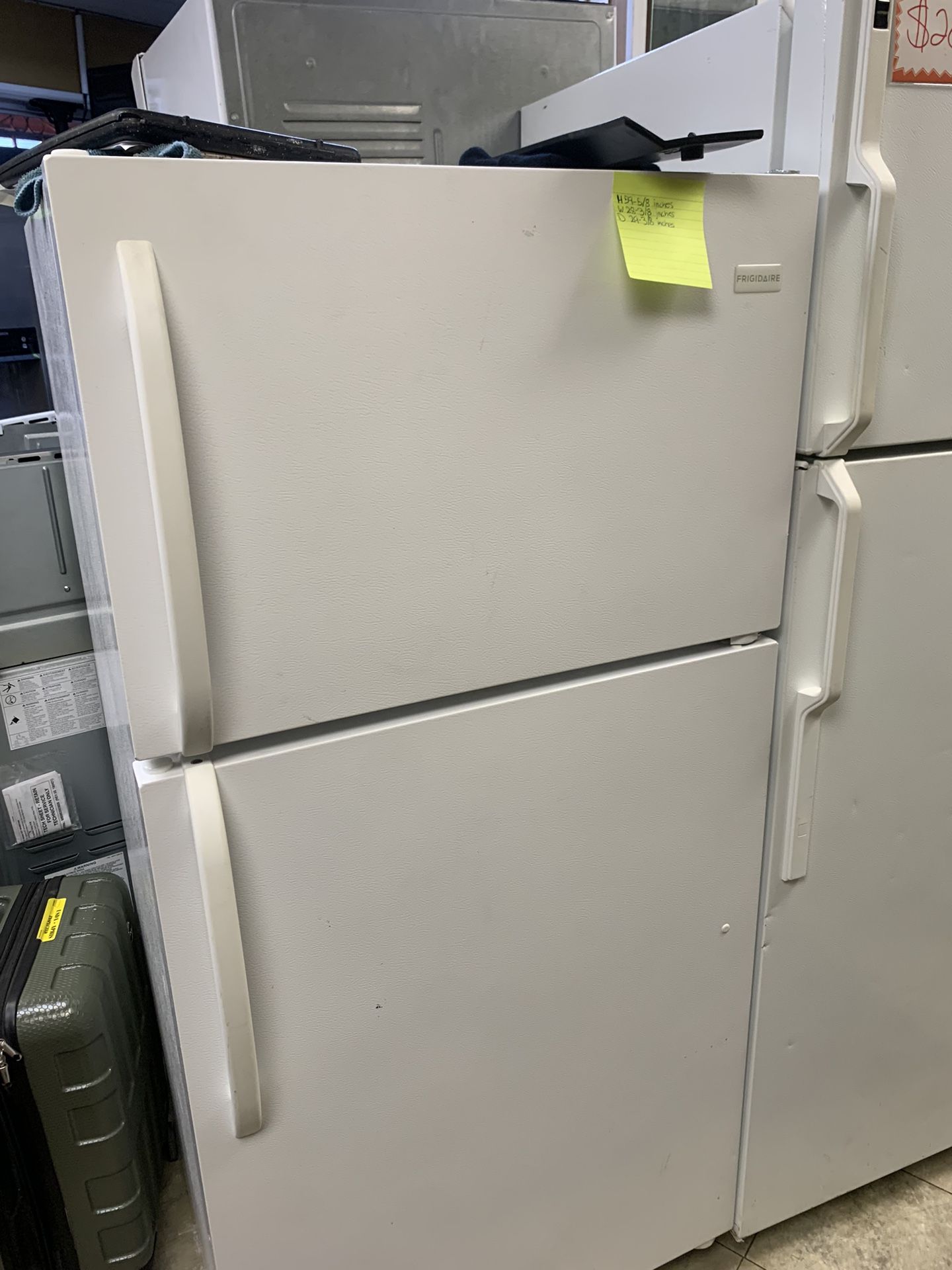 To Freezer Frigidaire