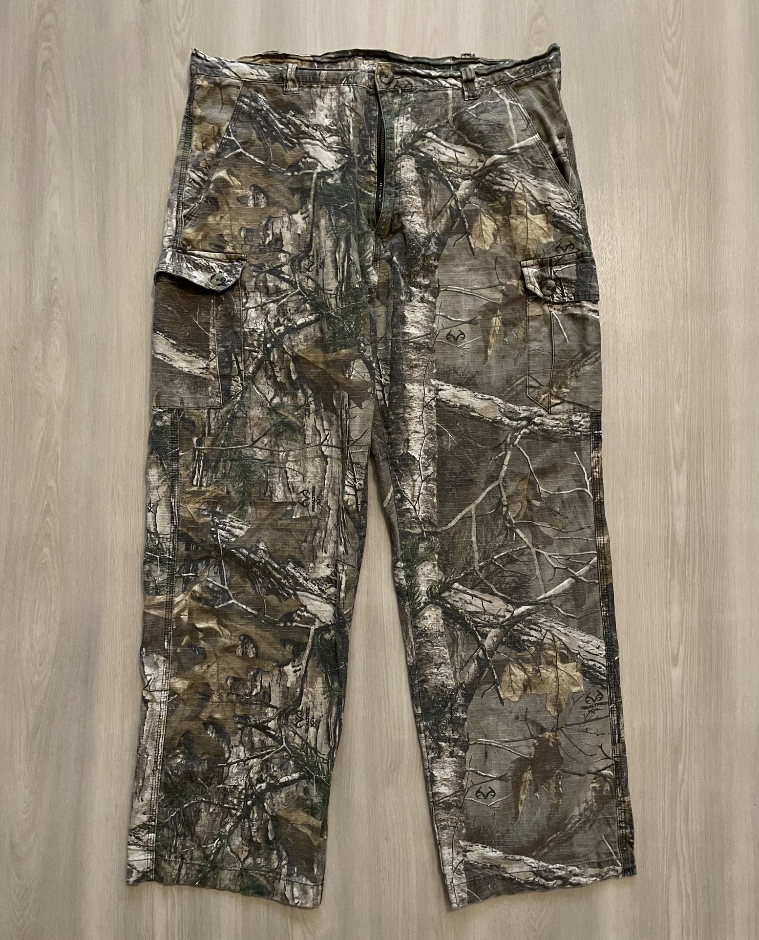Y2K Gamewinner Realtree Camo Cargo Pants Mens Large