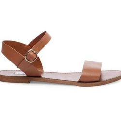 Steve Madden Tan Donddi Leather Sandal Size 6.5