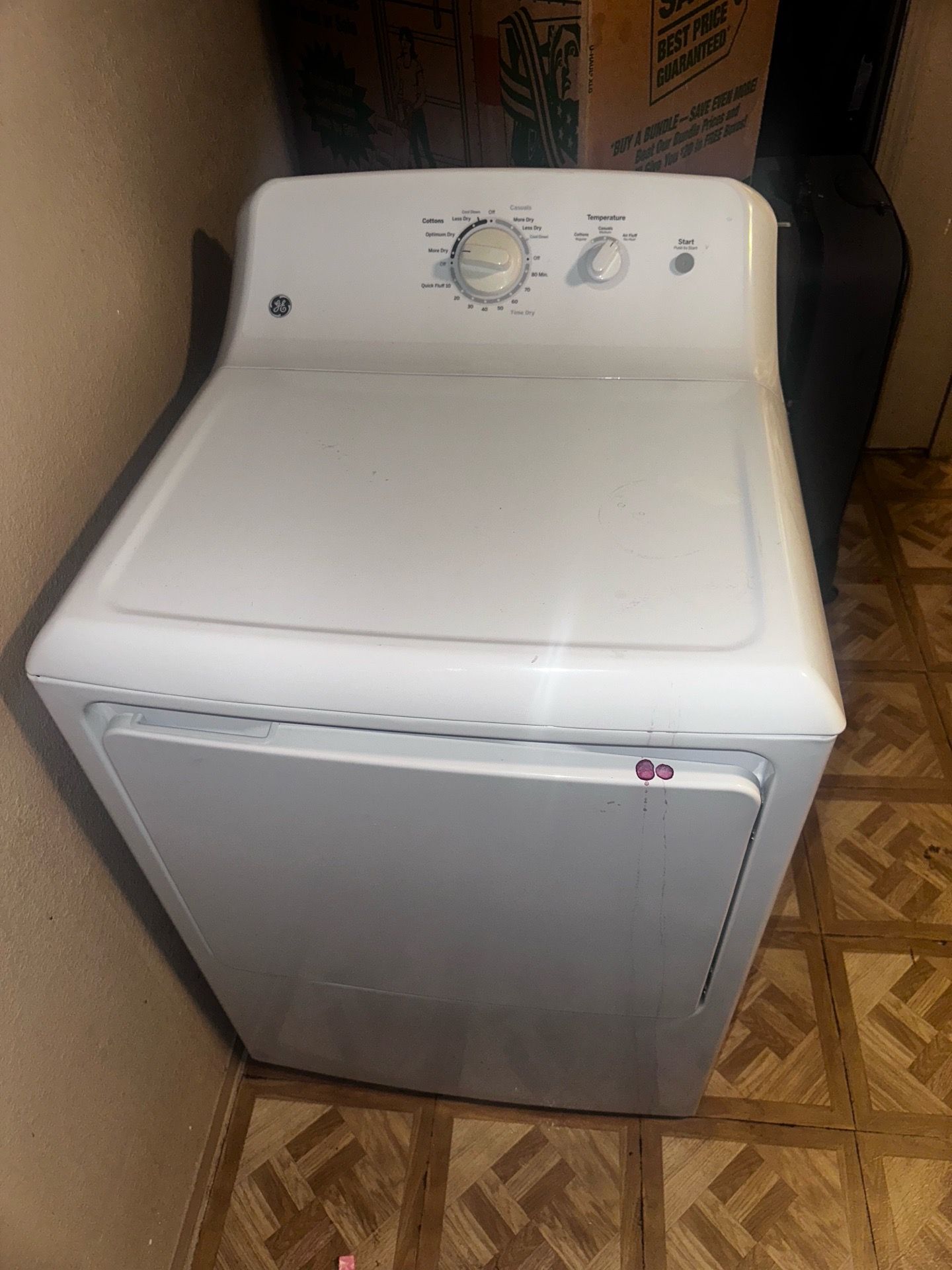 Brand new GE dryer GAS ONLY