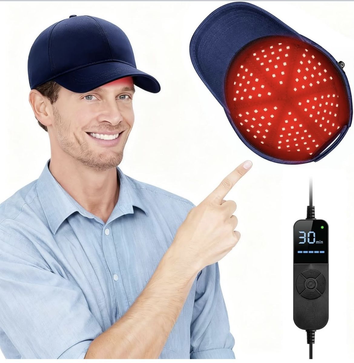 RED LIGHT THERAPY HAT