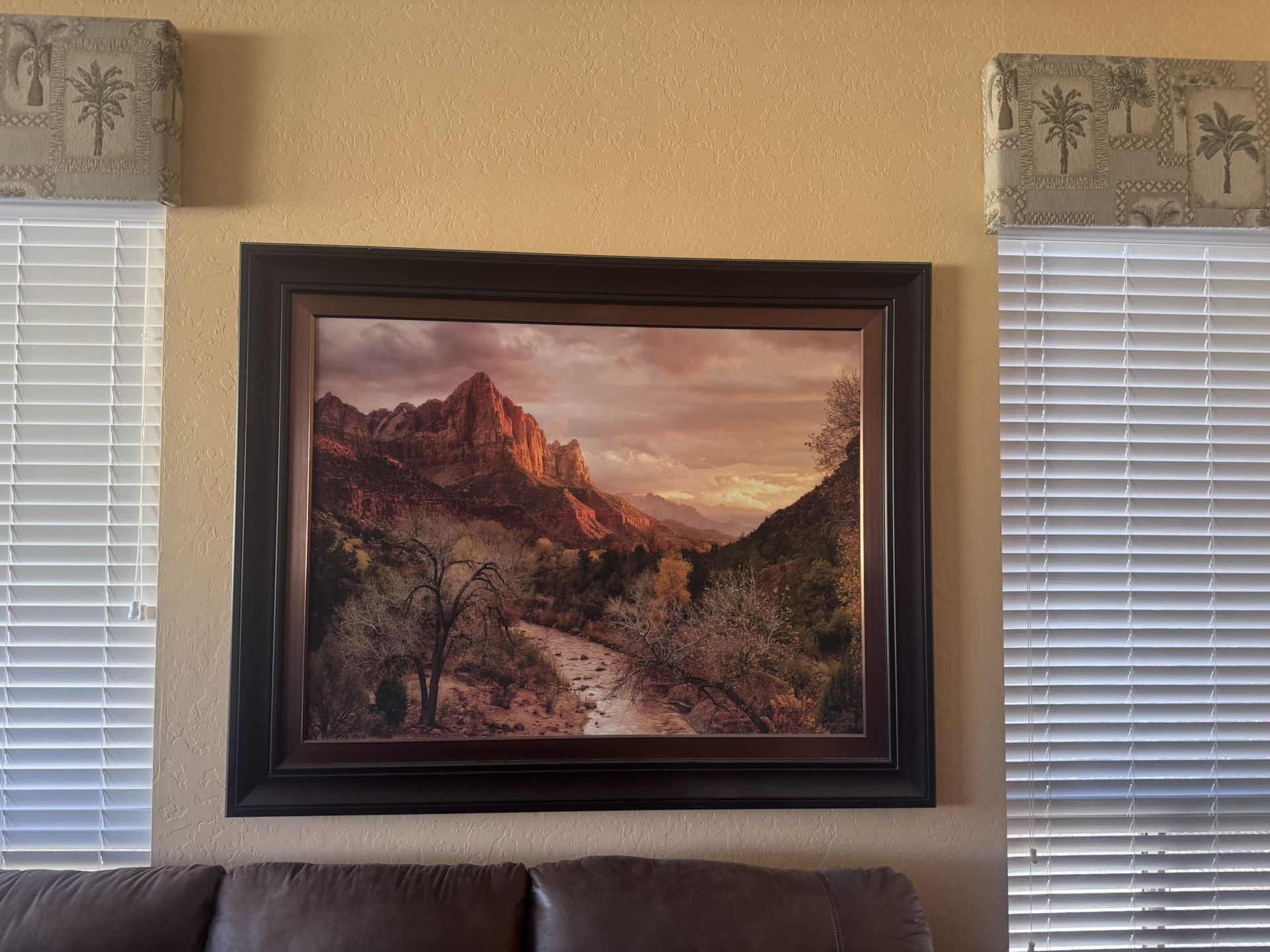 Large Framed Canvas – Southwest Landscape (Mesa, AZ)