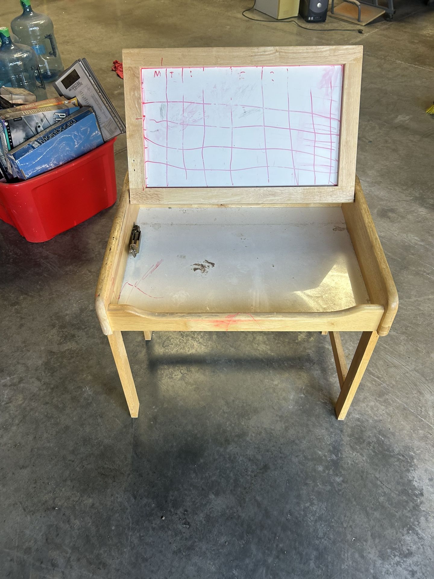 Little Kid White Board Desk
