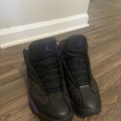 Purp And Black Jordan’s