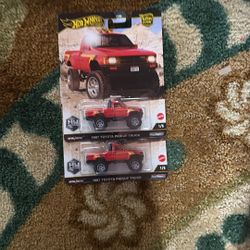 Car culture Hotwheels Toyota trucks two for 20