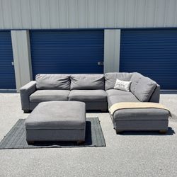 Grey Ashley Furniture Sectional Couch Free Delivery
