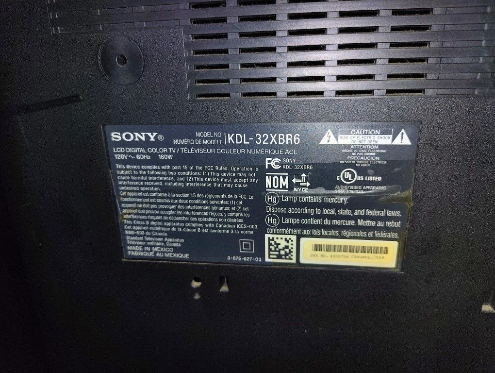 Flat TV Sony Bravia