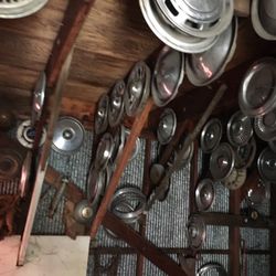 All Different Old Hubcaps 