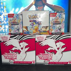 pokémon sealed lot (surging, BWWF, prismatic)