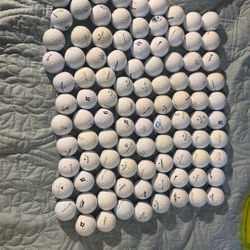100 Good White Golf Balls