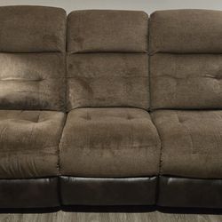 Dual-Power Reclining Sofa