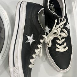All Leather Converse 