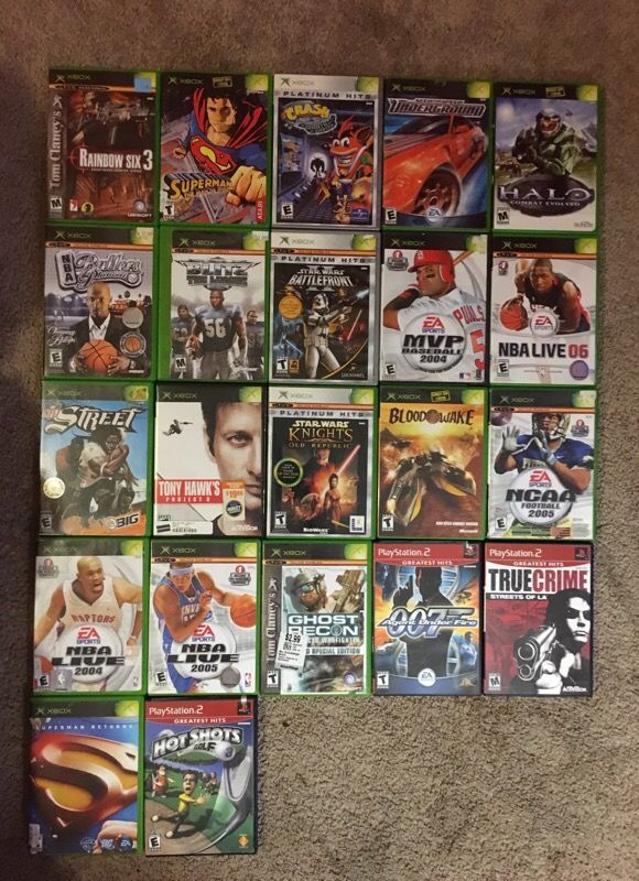 Xbox/Ps2 games