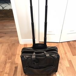 Tumi Leather Roller Briefcase