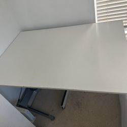 Sturdy White Draft Table