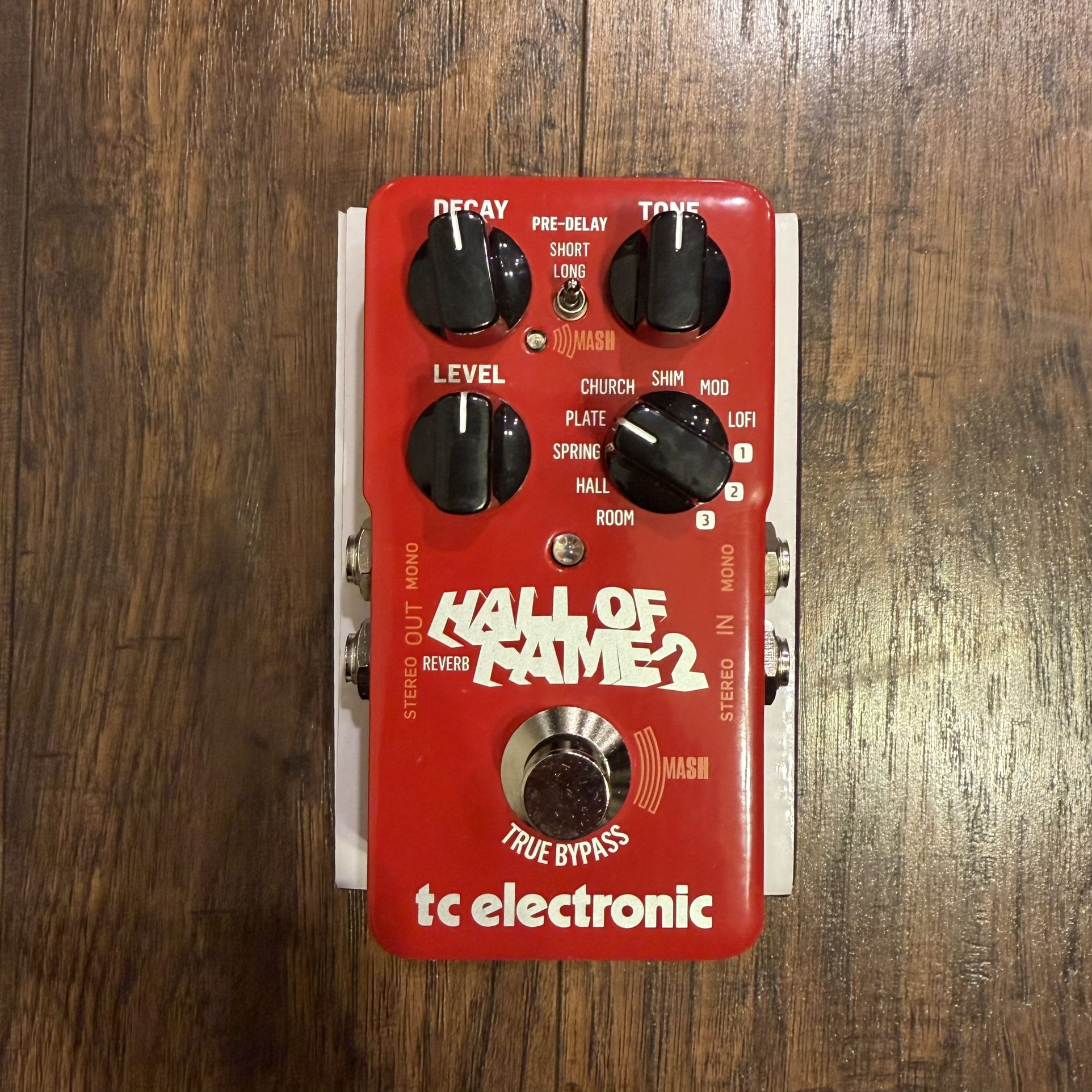 TC Electronic Hall Of Fame 2 Reverb Guitar Pedal