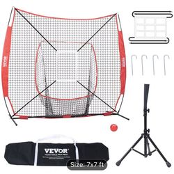 Brand new baseball net with tee stand