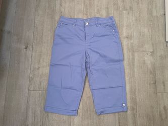 Gloria Vanderbilt Capri Jeans Pants, Blue/Purple, size 12