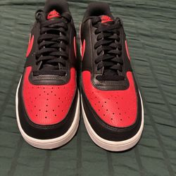 Red Nike Court Vision Lows 11.5 