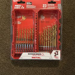 Milwaukee Red Helix Titanium Drill Bits