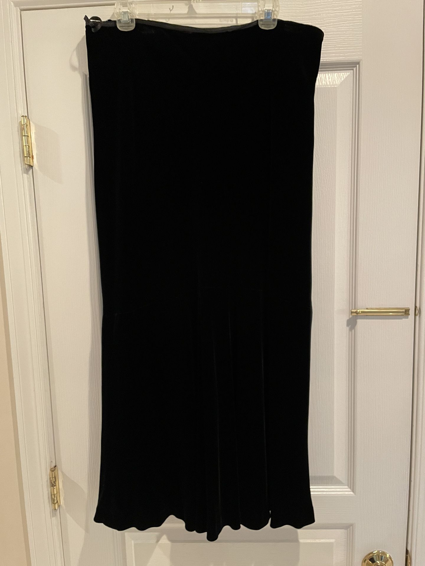 Ralph Lauren Black Velvet Skirt