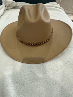 Visquez Classic Classic Western Cowboy Hat Tan Beige Hat size 7 1/4 (58)
