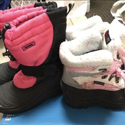 Winter snow boots Girls Size 1 and 2 - Make Offer