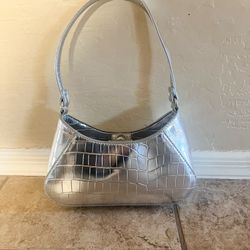Fashion Nova Silver Shoulder Bag