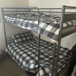 IKEA Bunk Bed With Mattresses And Bedding 