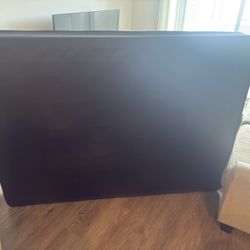 Full Size Box Spring In Black 