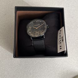 Coach Women’s Elliot Black Stainless Steel Watch